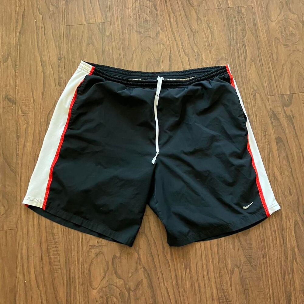 Nike Men's Black and Navy Swim-briefs-shorts